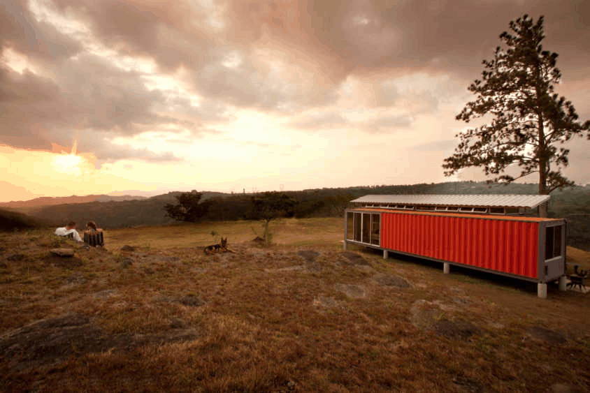 Tiny Home - Container House by Benjamin Garcia Saxe Architecture