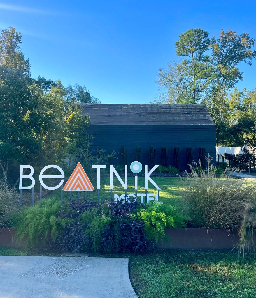 Sign for the Beatnik Motel In Ocean Springs Mississippi