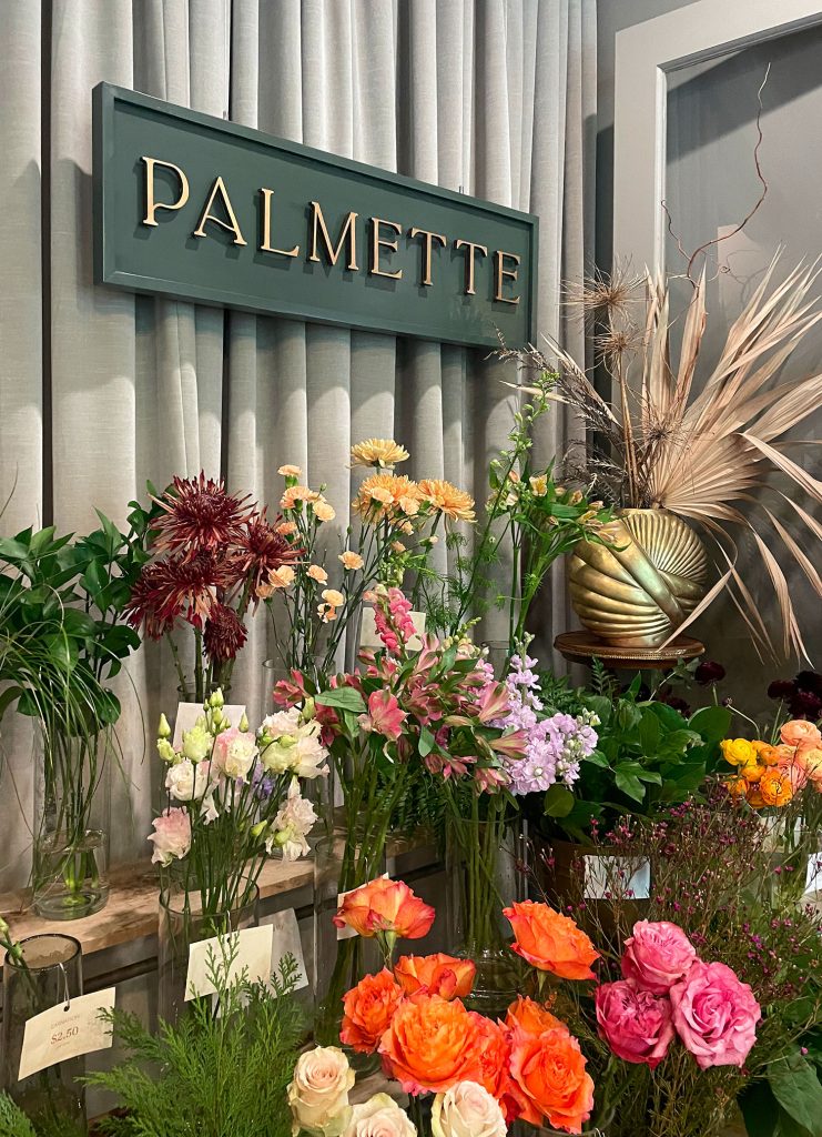 Display of Flowers at Palmette In Ocean Springs Mississippi