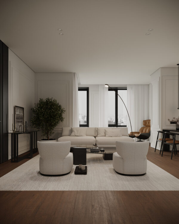 black and white interiors 2