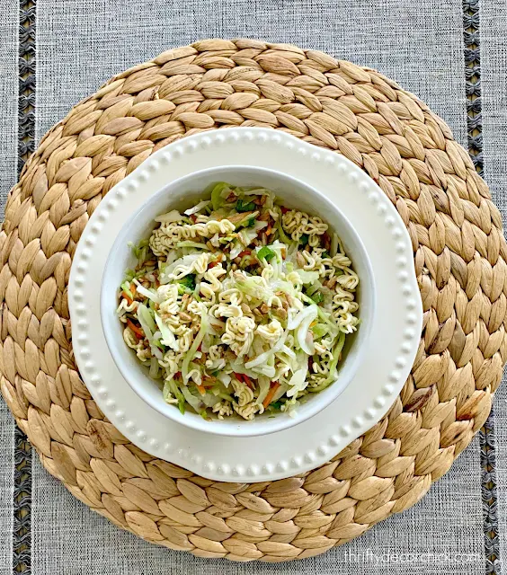 Delicious ramen slaw salad