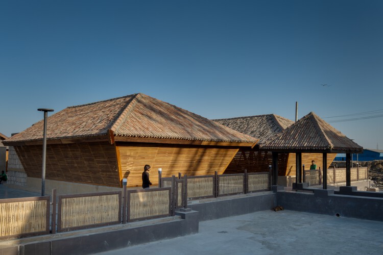 Factory Canteen Agrocel Dhordo / Studio Dot - Exterior Photography, Wood