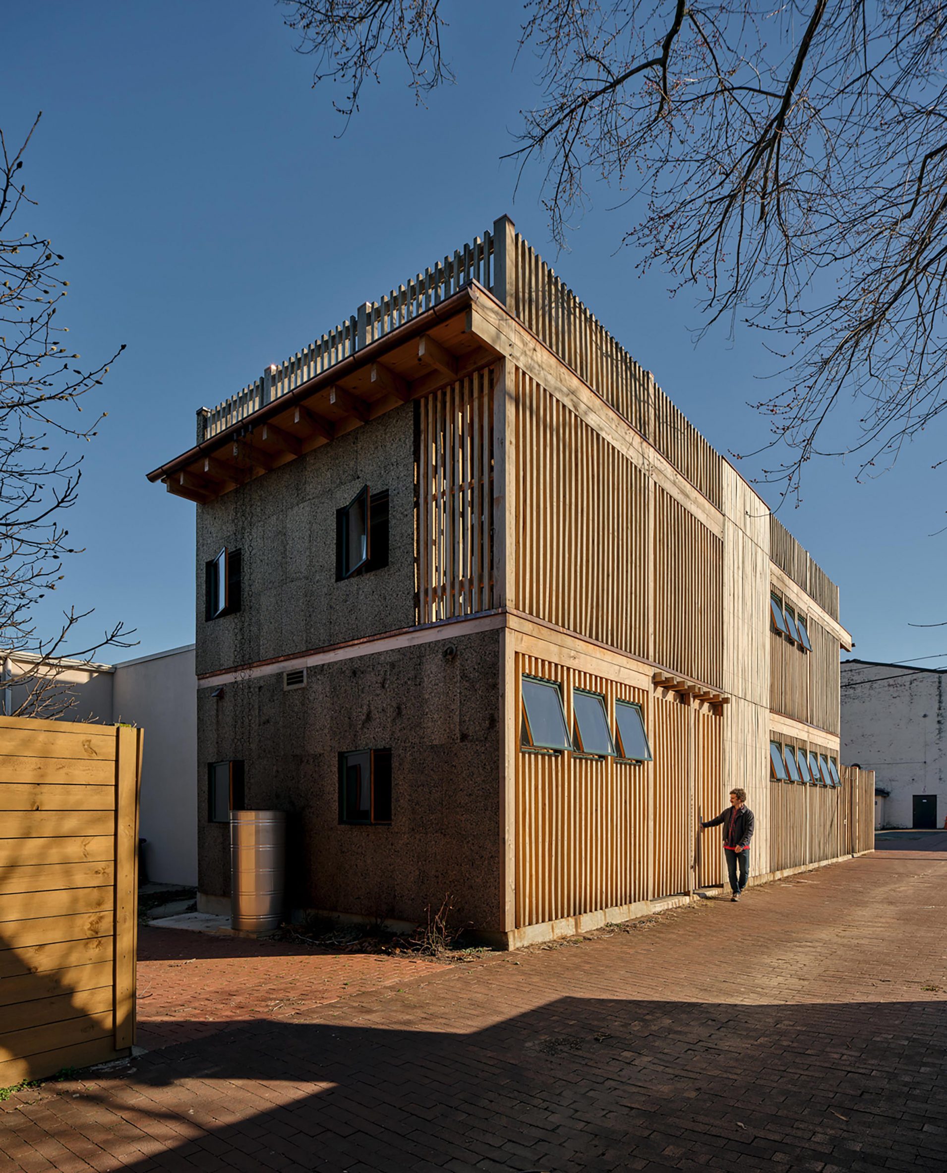 House made of organic materials