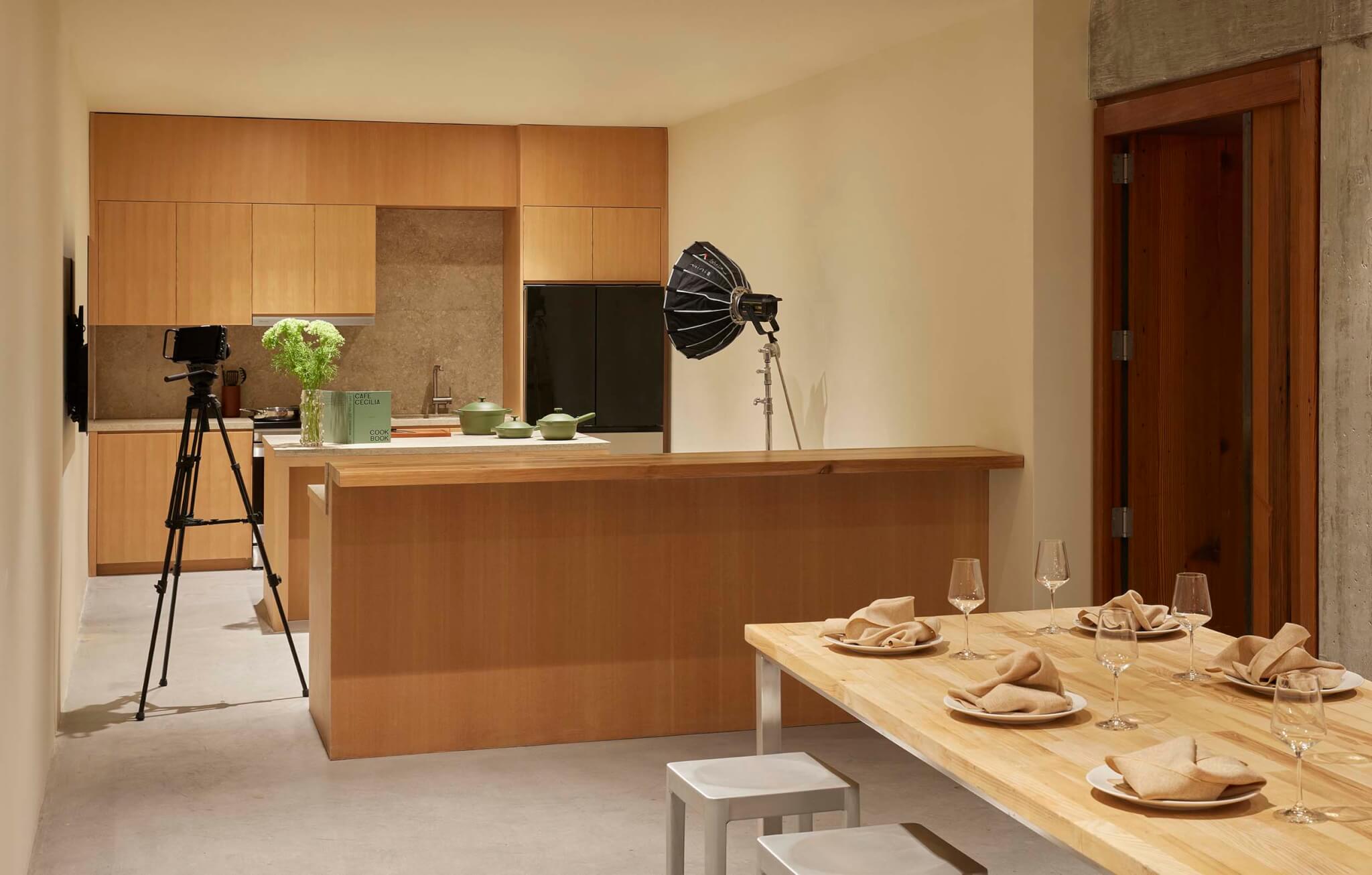 film studio kitchen