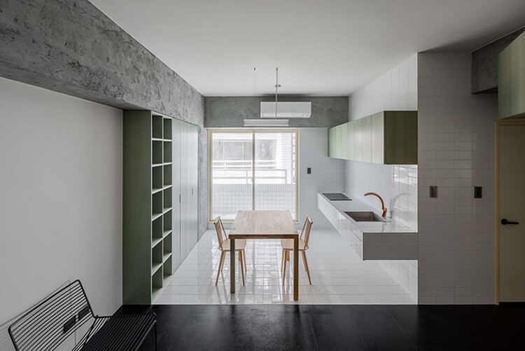 Flat for One / Metrics Architecture Studio - Interior Photography, Kitchen, Chair