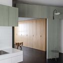 © Yucen Zhao Flat for One / Metrics Architecture Studio - Interior Photography, Table, Chair
