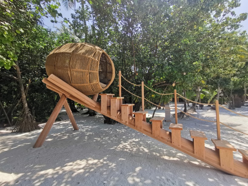 inspired by maldivian seabird’s solitary egg, this installation explores ecological fragility - 2